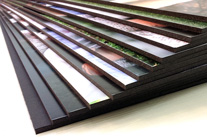 black foam board signs