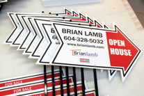 Royal Lepage Open House directional Signs