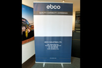 Economy retractable banner stand