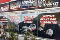 Printed window graphics